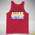 Assume Nothing Philly LGBTQ Gay Pride Flag Premium Tank Top - Red